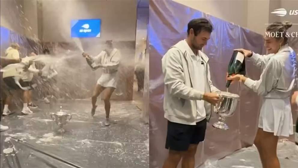 فيديو – احتفال آريانا سابالينكا ترند على وسائل التواصل