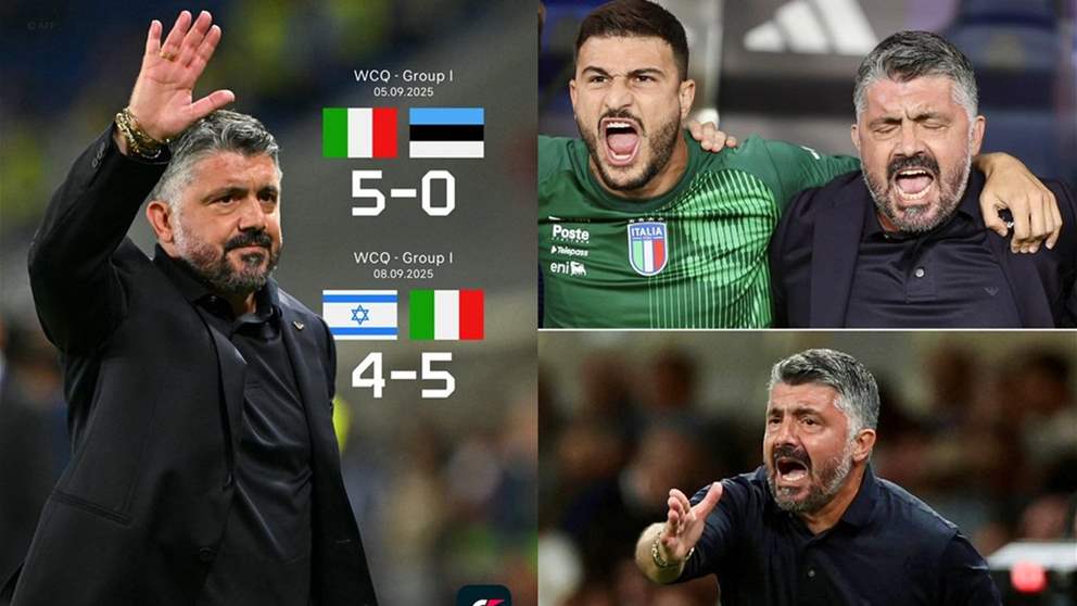 فيديو – شاهدوا كيف شتم غاتوزو لاعبي اسرائيل