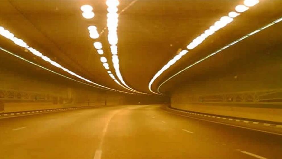 الأشغال انجزت انارة نفق المطار