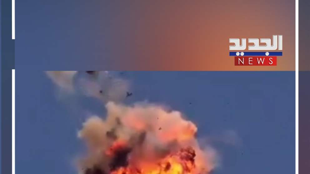 الجيش الاسرائيلي يعترض مسيرة (فيديو)