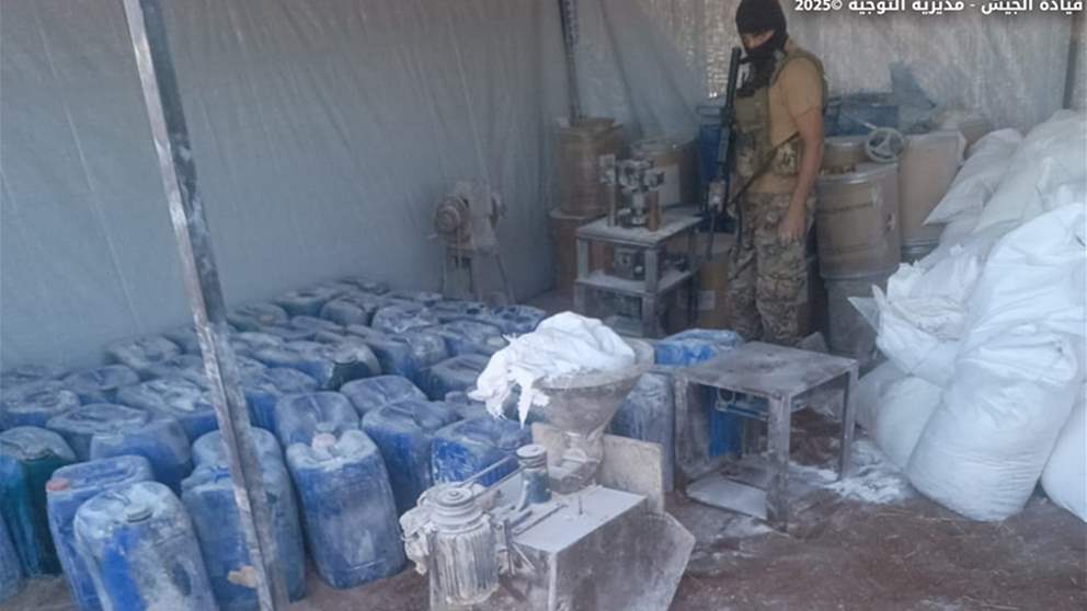 في بعلبك.. 64 مليون حبة كبتاغون في قبضة المخابرات (صور)