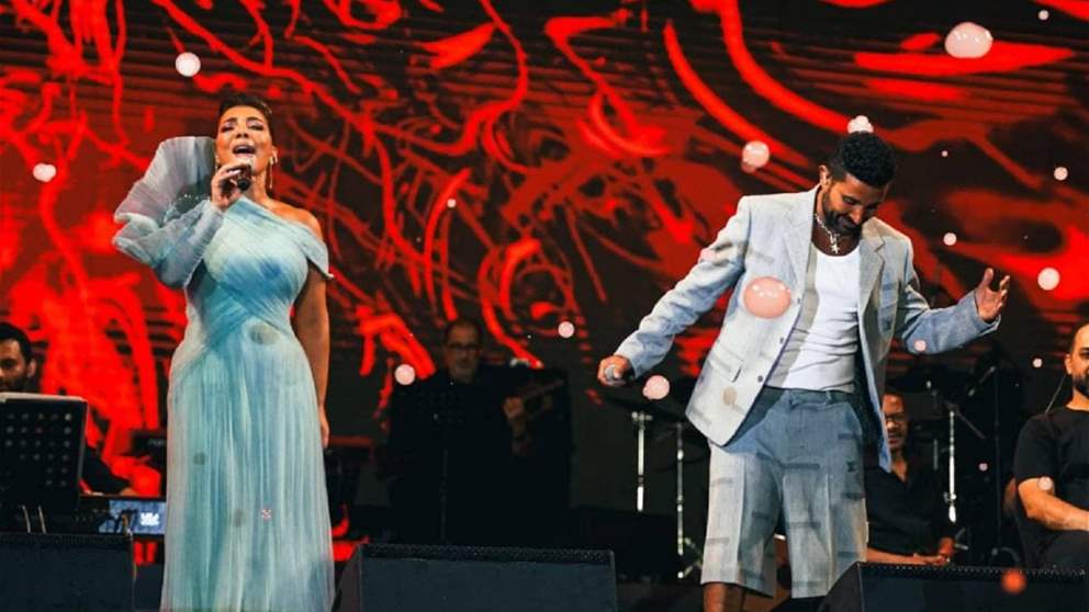 أصالة وأحمد سعد يختتمان احتفالات اليوم الوطني السعودي في مصر