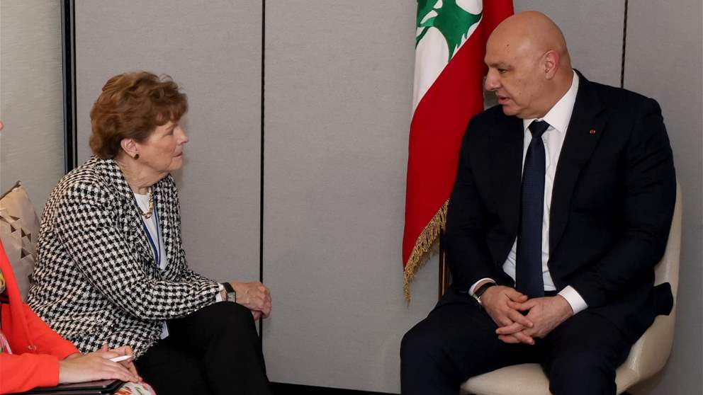 عون التقى السيناتور شاهين: التطور الإيجابي سيساعد على زيادة المساعدات