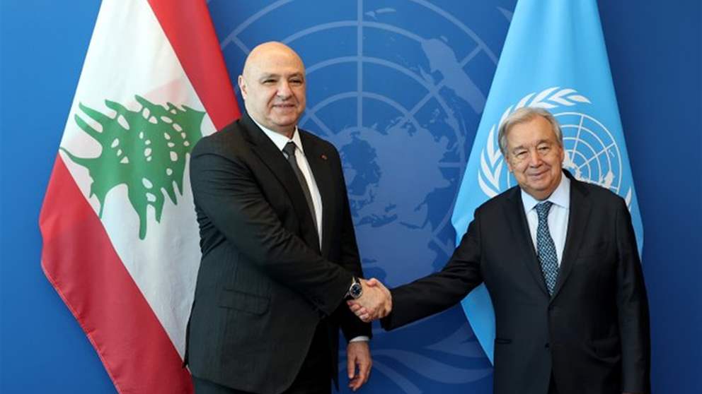 سلسلة لقاءات للرئيس عون في نيويورك: الاستقرار لا يتحقق إلا بحصر السلاح ووقف العدوان 