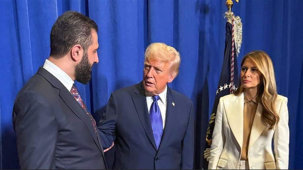 ترامب التقى الشرع في نيويورك (صورة)