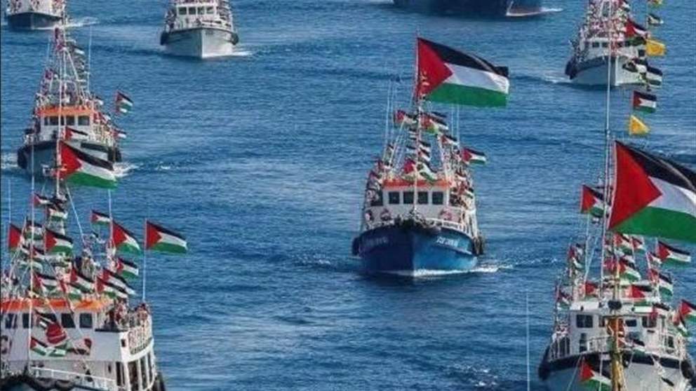 لأول مرّة سفينة مدنية في غزة (شاهد الفيديو)