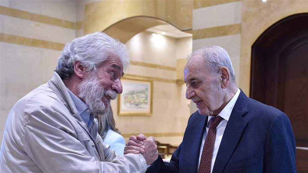 برّي وجورج عبدالله.. يدًا بيدّ (صورة)