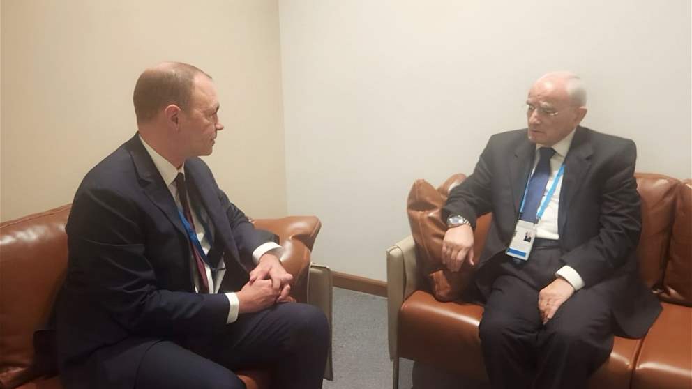 منسى يلتقي نائب وزير الدفاع الألماني.. بحث في "اليونيفيل" والحدود ودعم الجيش