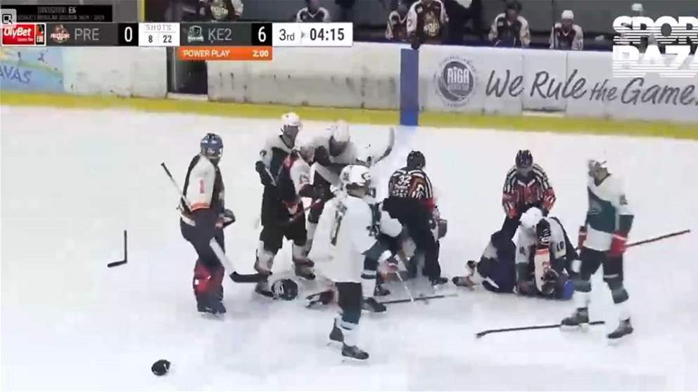 فيديو - شجار جماعي عنيف بسب "اللغة الروسيّة"