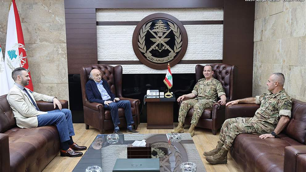 هيكل استقبل جنبلاط ومعوض وبحث الأوضاع العامة (صور)