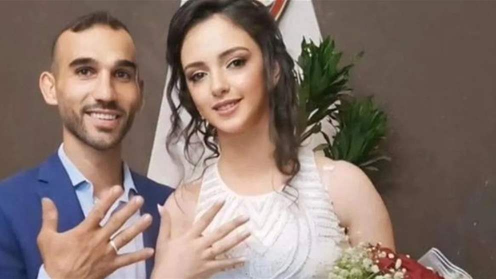 وفاة البطل اللبناني ربيع زهر وزوجته هاجر عمر اثر حادث سير مروع بعد اشهر قليلة على زواجهما 