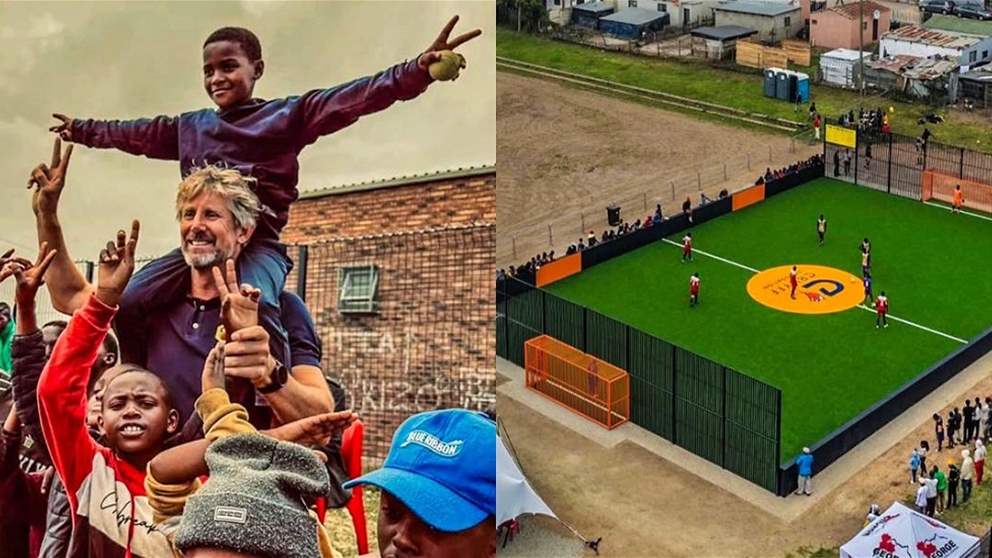 فان دير سار يفتتح ملاعب كرويف في جنوب أفريقيا 