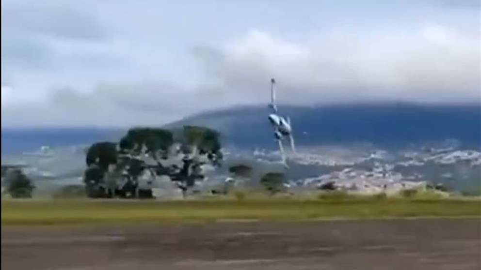 تحطم طائرة بعد لحظات من اقلاعها (شاهد الفيديو)