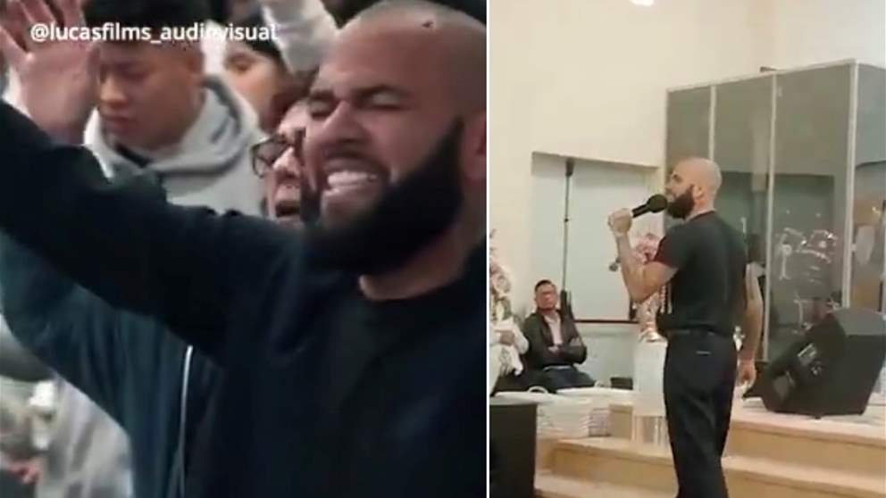 داني ألفيش يظهر كواعظ في كنيسة جيرونا