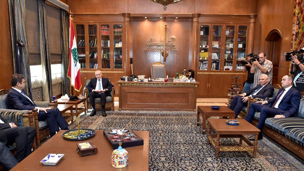 ماذا بحث بري مع أورتاغوس والموفد المصري؟ 