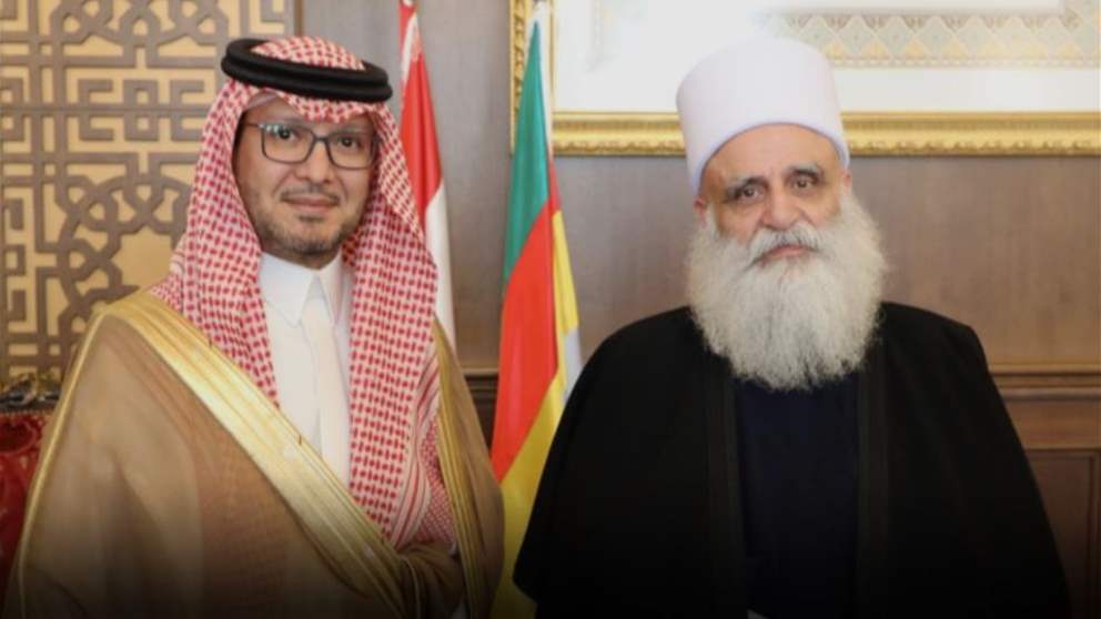 شيخ العقل عرض التطورات مع السفير السعودي 