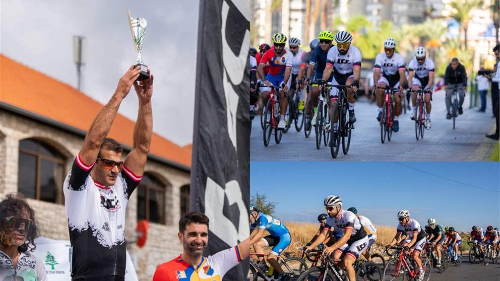 نجاح لافت لكأس لبنان للطريق في الدرّاجات الهوائية