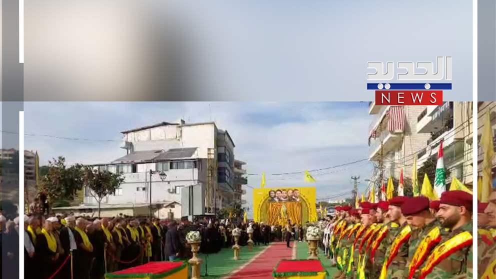 "حزب الله" يشيع 5 من عناصره (فيديو)