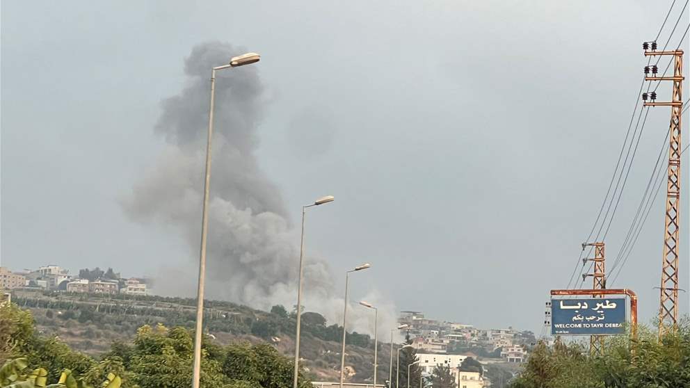  غارة إسرائيلية استهدفت بلدة طيردبا 