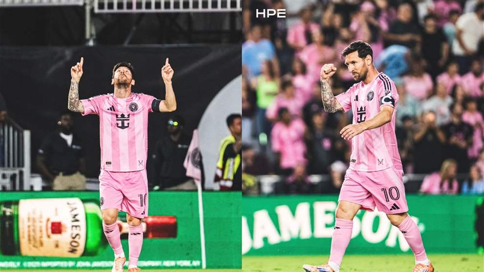 فيديو - بهدفين وتمريرة حاسمة .. ميسي يحمل انتر ميامي لنصف النهائي