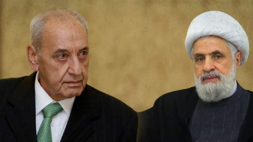 نعيم قاسم تفرّد بـ كتابه.. وبري "عتبان"! (الشرق الأوسط)