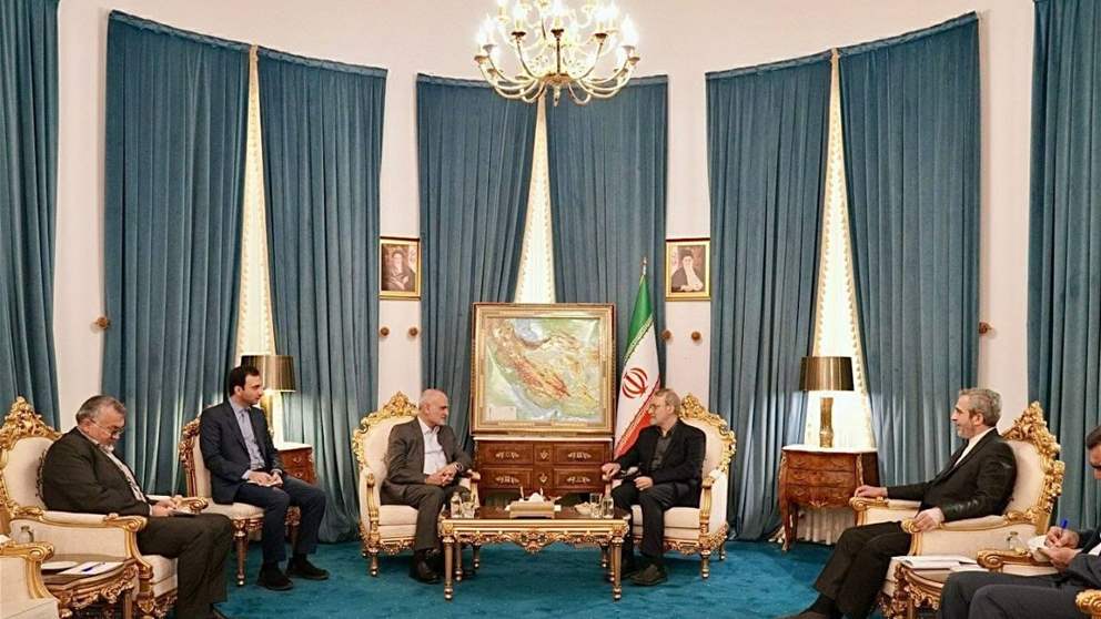 لاريجاني يستقبل المعاون السياسي لـ"بري".. وبحث في تطورات الجنوب 