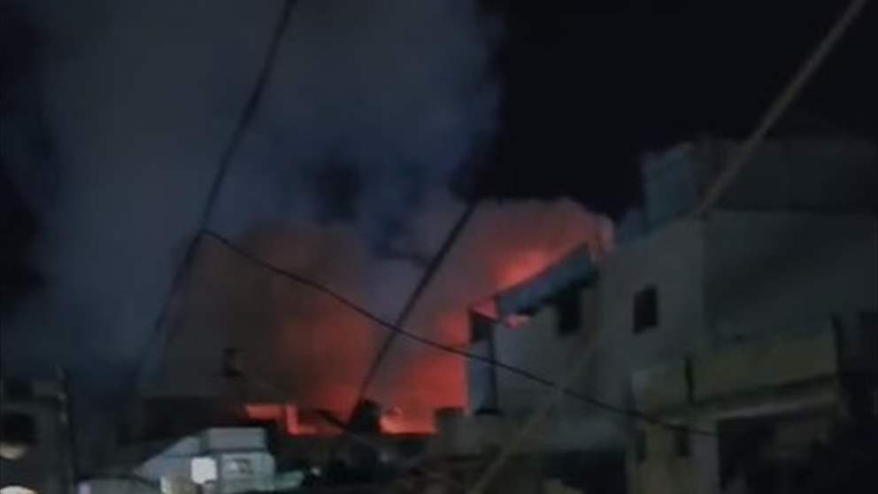 الجيش الإسرائيلي ينشر لحظة الإستهداف في مخيم عين الحلوة 