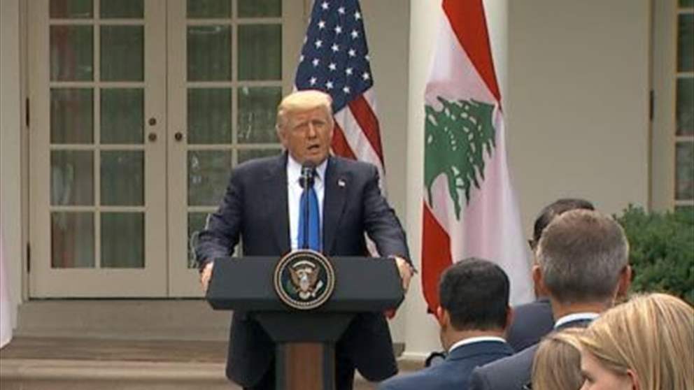 رسالة من ترامب الى الرئيس عون