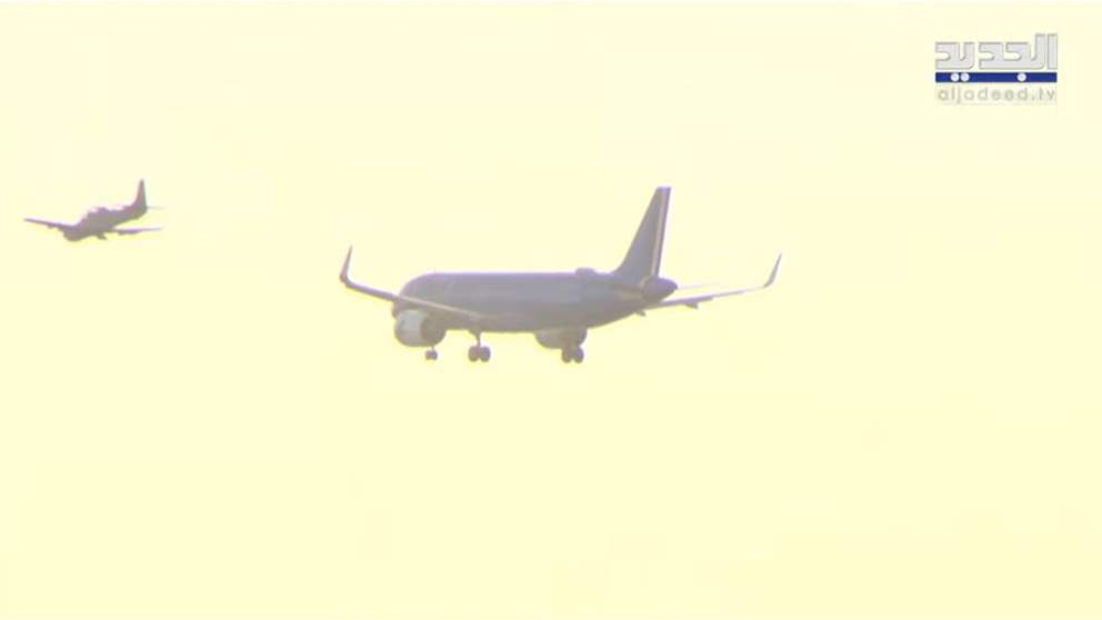 وصول البابا لاون الرابع عشر الى مطار رفيق الحريري الدولي