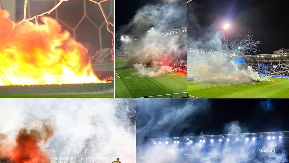 فيديو - شغب جماهيري يُشعل ملعبا في السويد