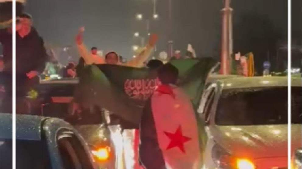 أعلام دول عربية.. في احتفالات الشام (فيديو)