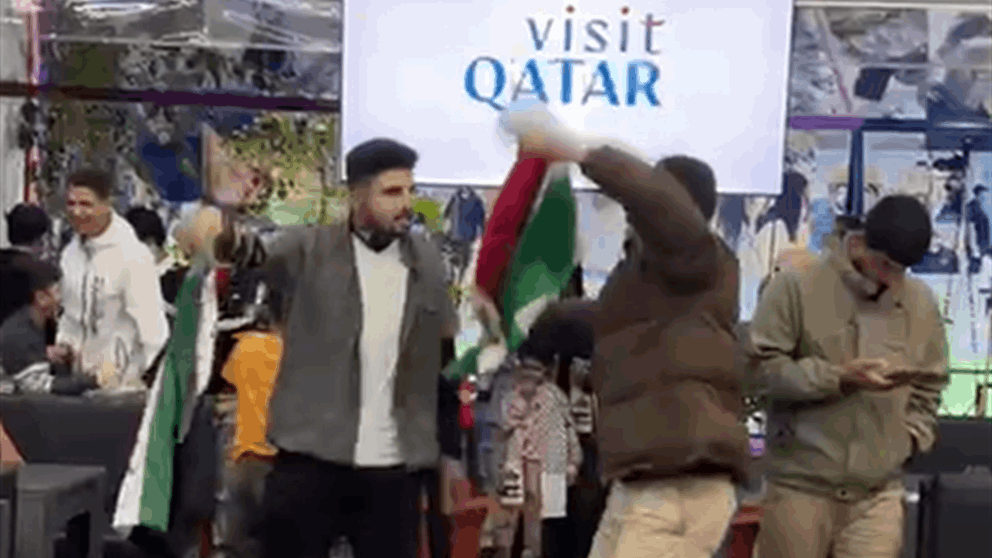 فرحة مشجعي فلسطين وسوريا.. بالتأهّل إلى الربع النهائي (فيديو)