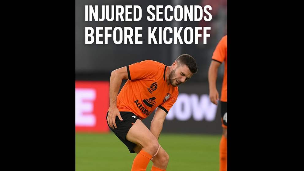 فيديو - حادثة غريبة … إصابة لاعب قبل انطلاق المباراة بثوانٍ 