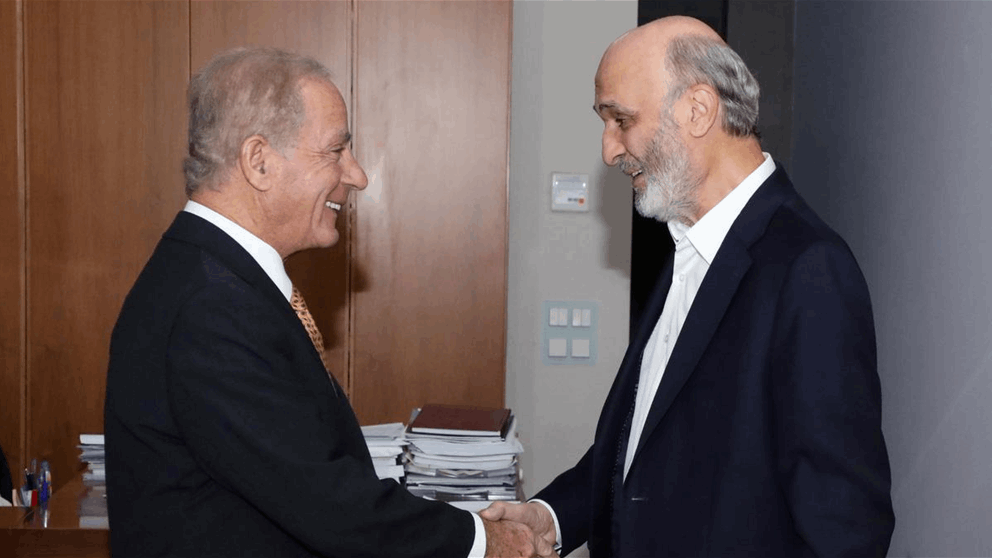 جعجع إستقبل السفير الأميركي في معراب