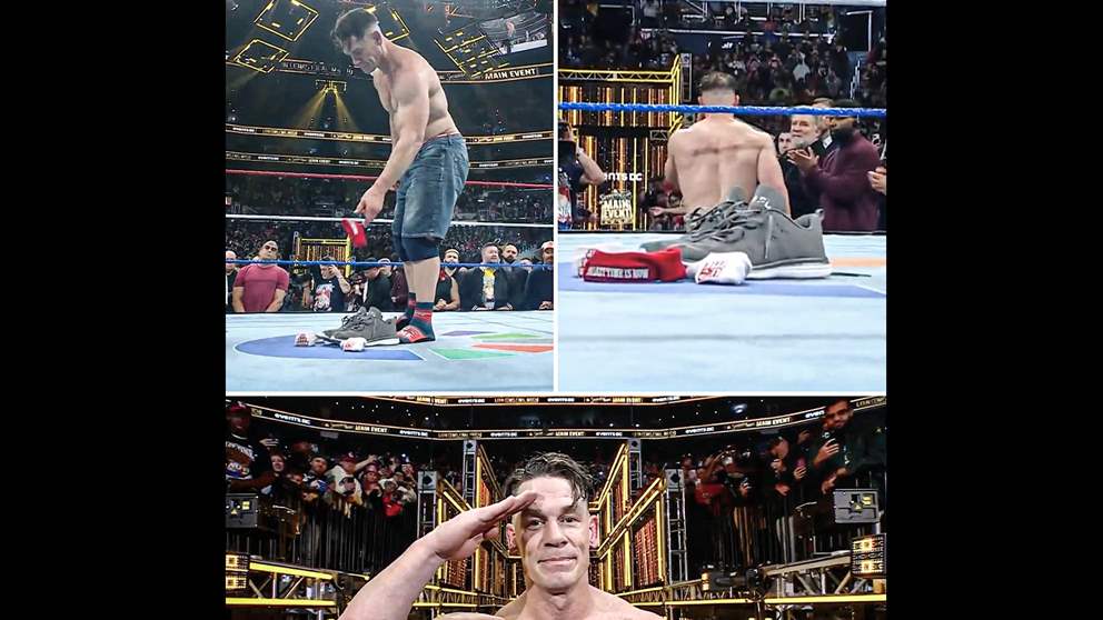 فيديو - جون سينا يودّع الحلبة في آخر نزال في عالم المصارعة الحرة