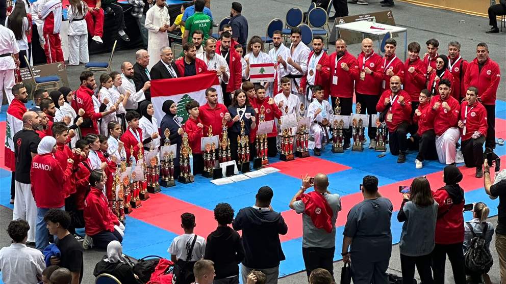 لبنان يكتب اسمه بالذهب في بطولة العالم للكيوكوشنكاي وفواز رئيسا للإتحاد العربي