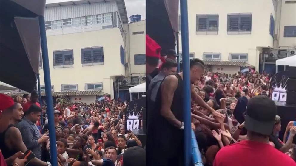 فيديو - رافينيا وزوجته نظما مبادرة خيرية للعائلات المحتاجة في البرازيل 