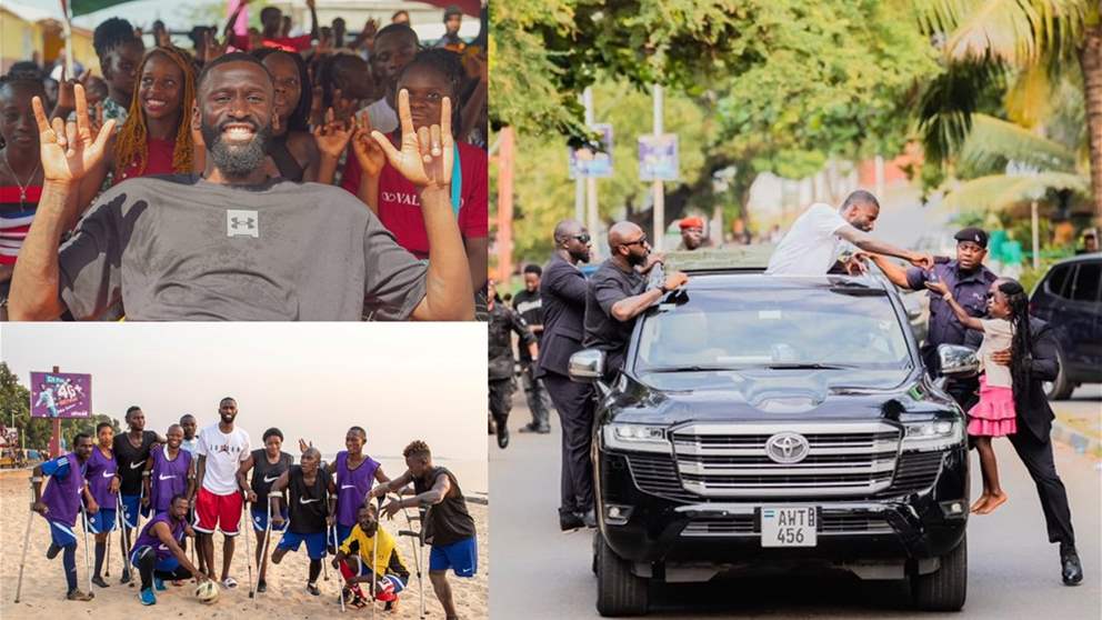 روديغير في سيراليون .. أعمال خيرية ورياضية