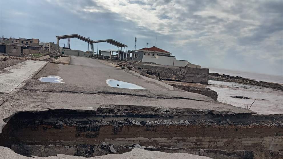 انهيار "جسر".. بين لبنان وسوريا (فيديو)