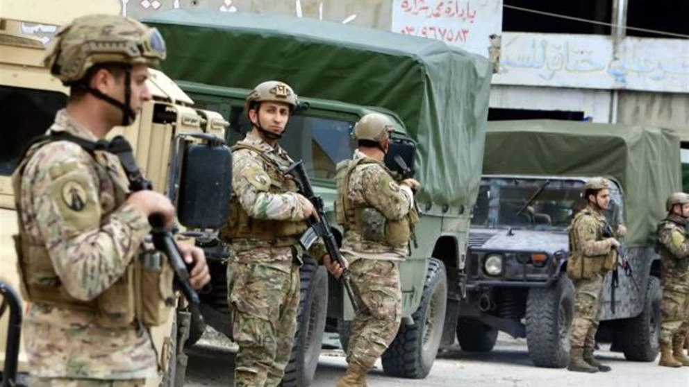 عن الاسلحة في الهرمل.. بيان للجيش