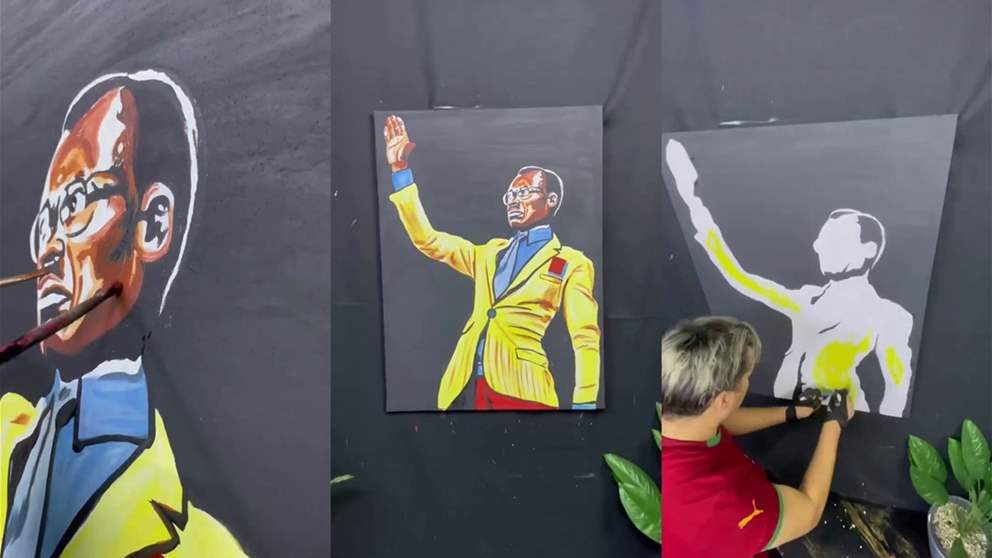 مشجع مغربي رسم "لومومبا" الجديد بإبداع