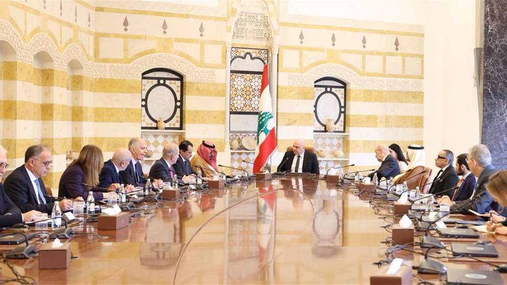 الخماسية في بعبدا.. ومؤتمر دعم الجيش في هذا التاريخ