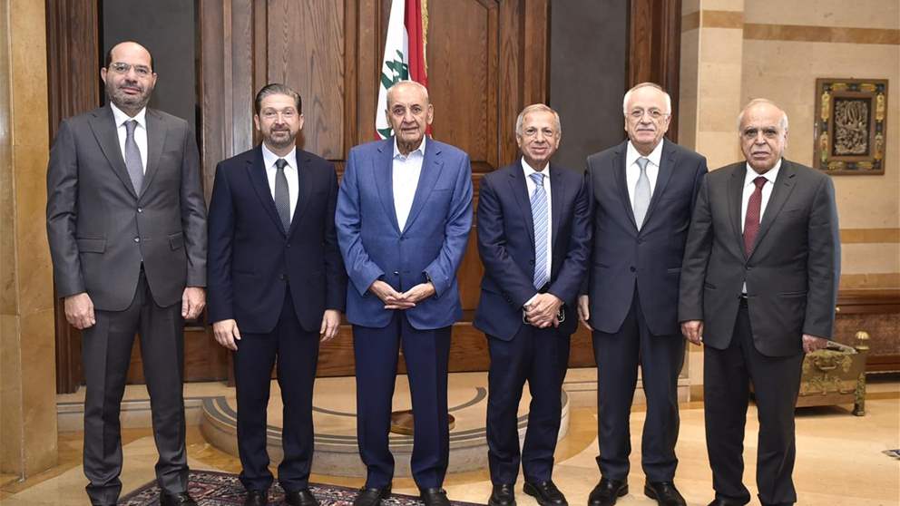 بري استقبل وفداً من كتلة "التوافق الوطني": لدعم الجيش وتسليحه 