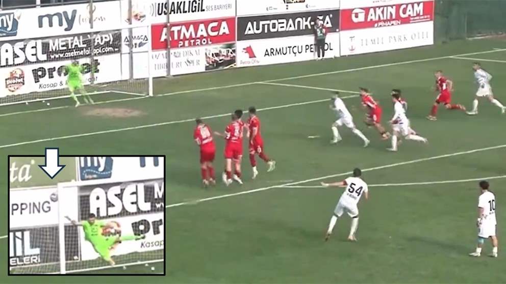 فيديو - فضيحة تحكيمية في تركيا .. الكل رأى الهدف الا الحكم!!