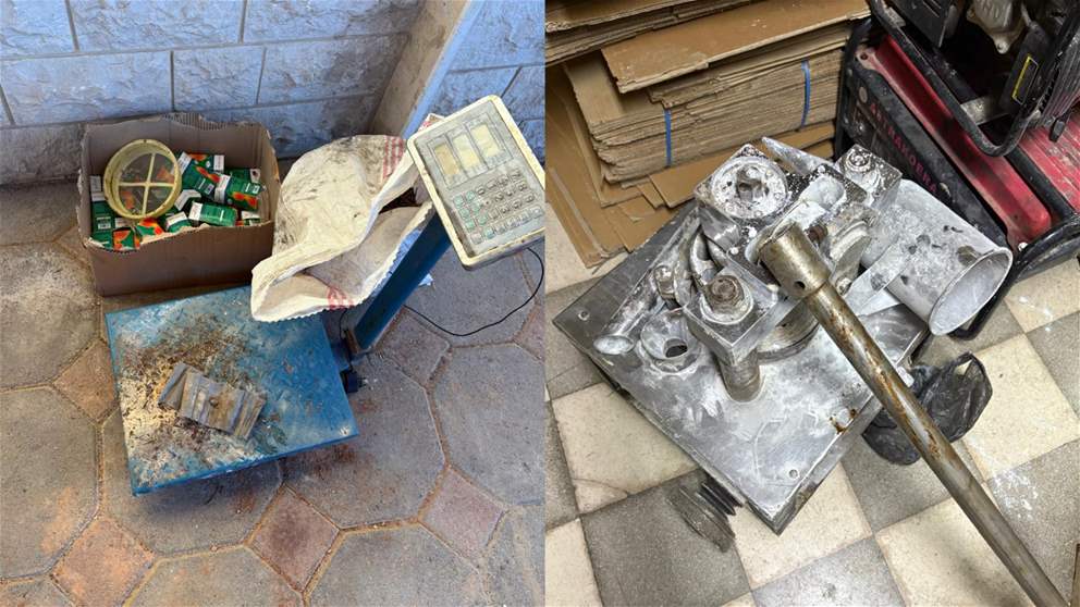 بالصور.. معمل لتصنيع الكبتاغون في بعلبك