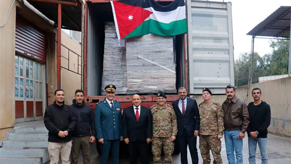 الجيش يتسلم هبة مقدمة من المملكة الأردنية