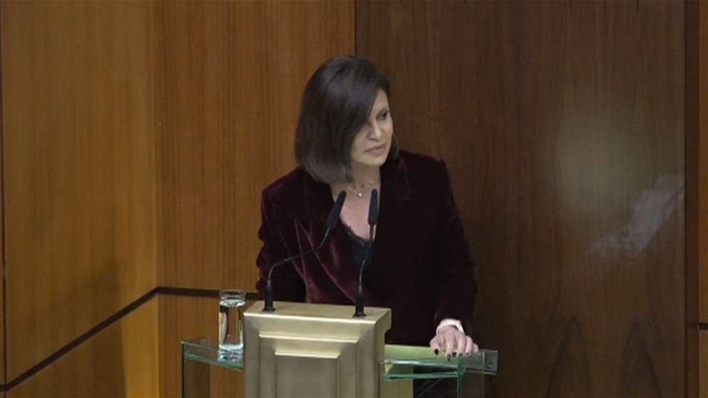 النائبة ندى البستاني تسأل: أين وزير الطاقة؟ (فيديو)