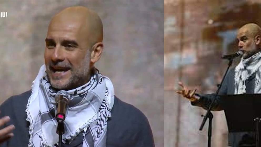 فيديو - غوارديولا يرفع الصوت من أجل أطفال غزة