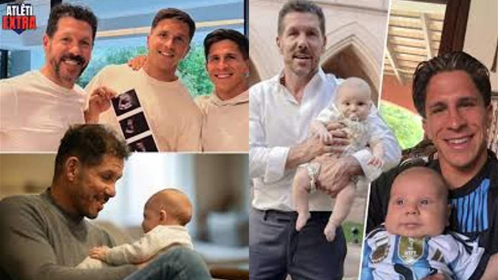 بالفيديو - لحظات عائلية دافئة تجمع دييغو سيميوني بحفيده "فاوسيتينو"