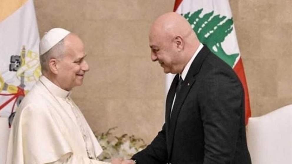 البابا لاوون يوجّه رسالة للرئيس عون